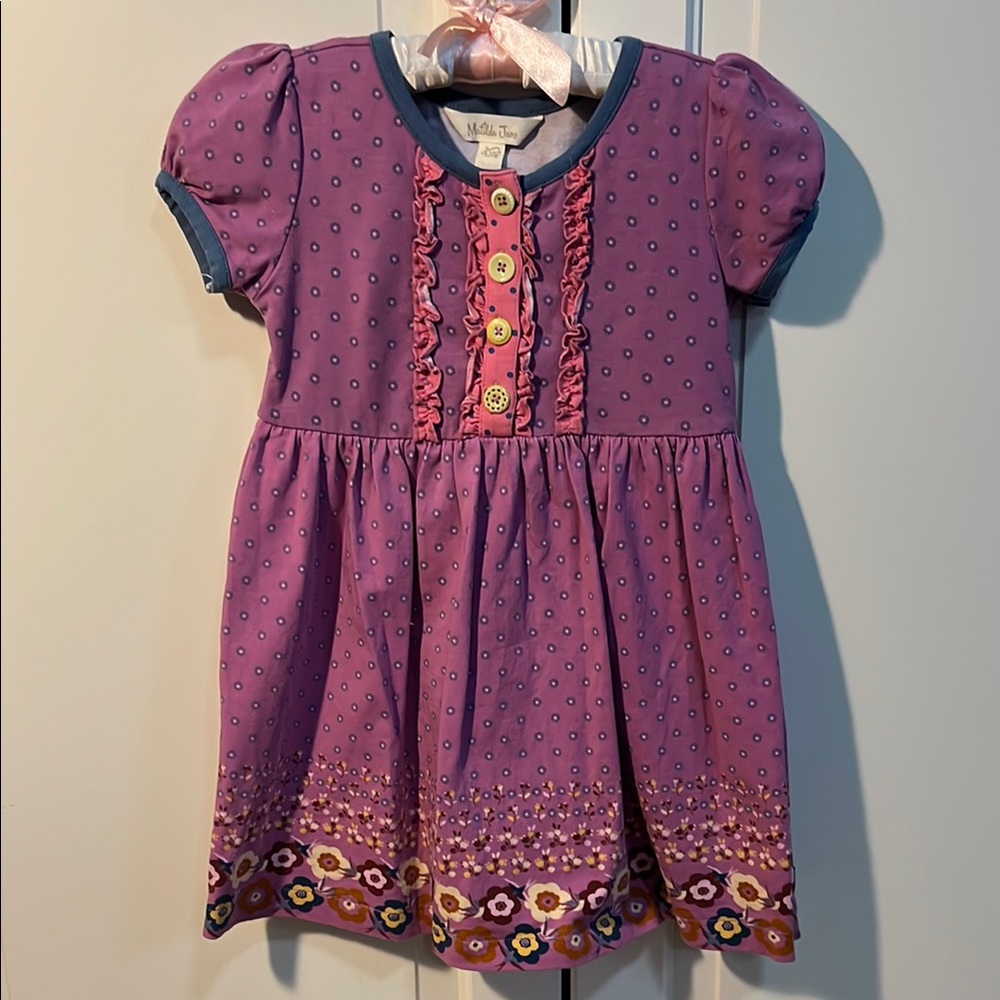 Matilda Jane Dress with Polka Dot Ruffled Bloomers 18-24m